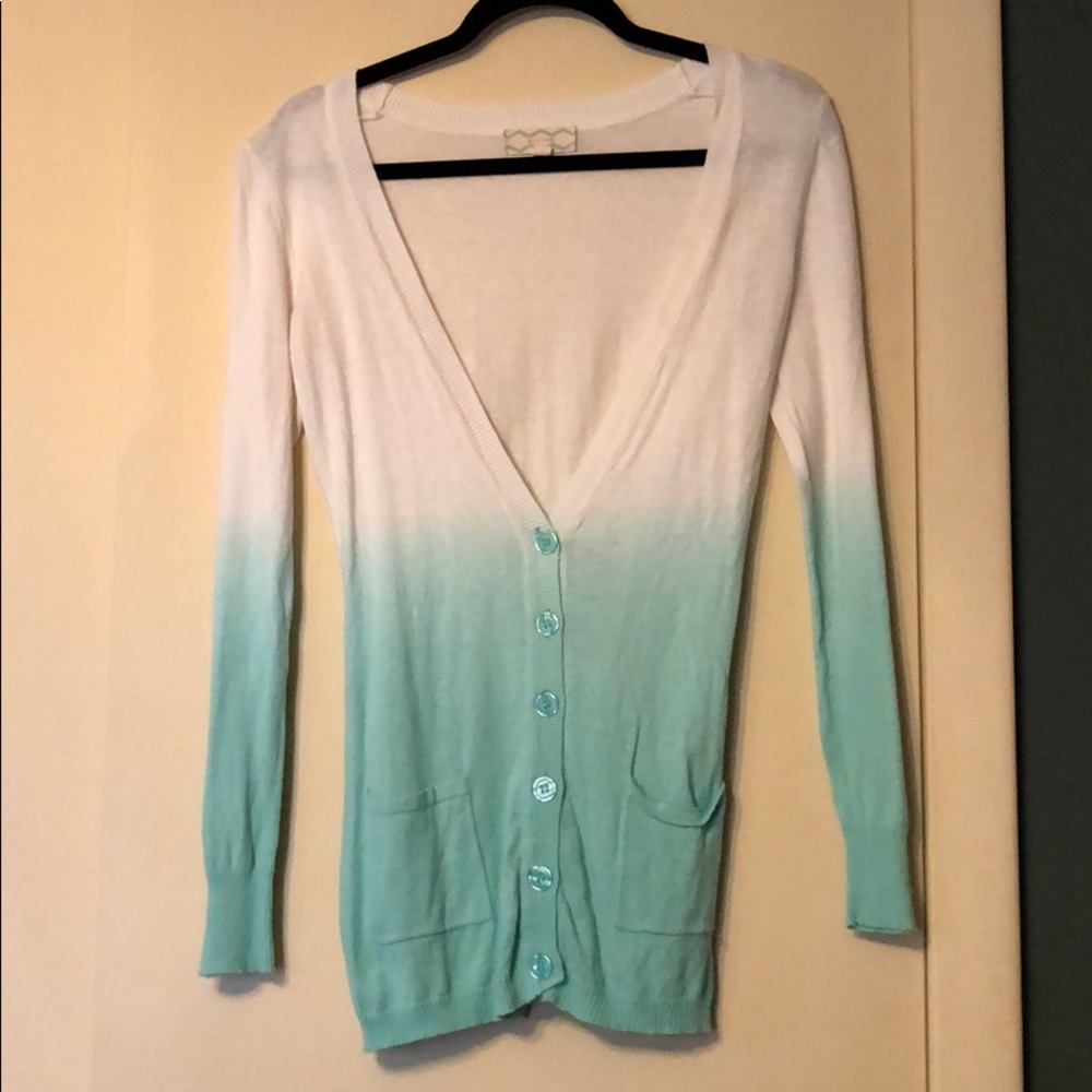 Ombré cardigan